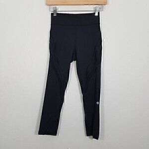 Like New Lululemon Mesh Crop Legging Black Size 4
